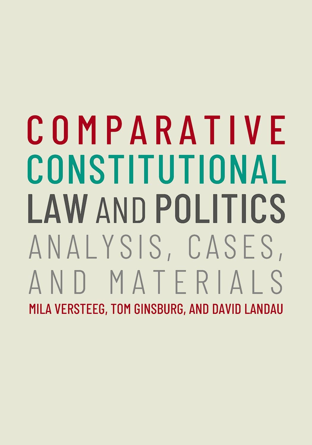 ler totalmente Comparative Constitutional Law and Politics: Analysis, Cases, & Materials