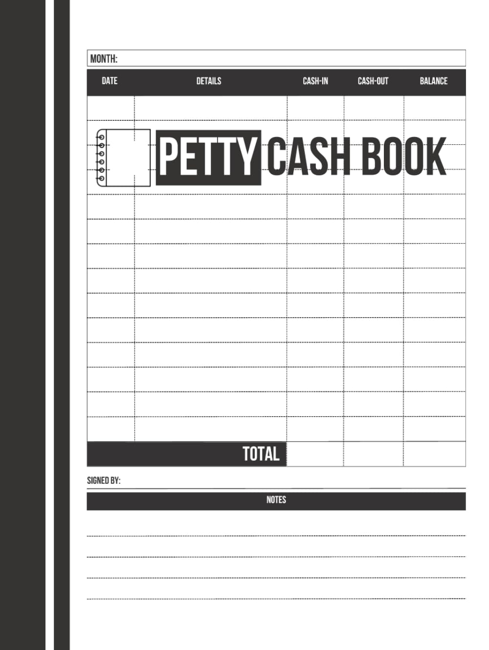Petty Cash Book: Cute Financial Record Keeping Logbook For Tracking Payments and Cash Flow Of Businesses and Offices baixar livro de graça