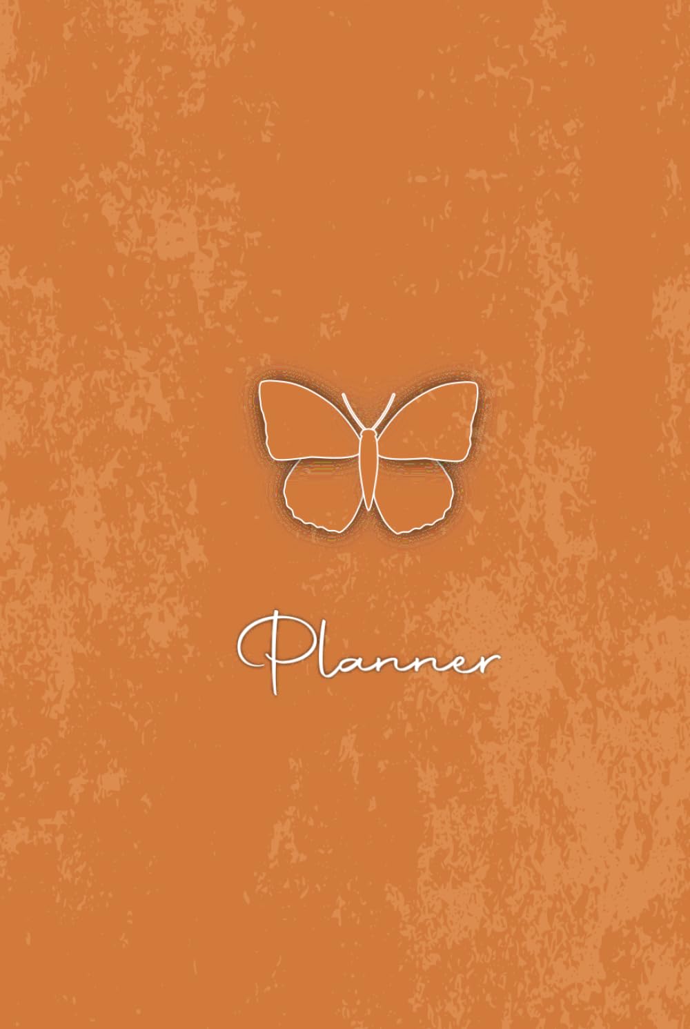 ler totalmente Butterfly Notes – Elegant Orange Planner (Portuguese Edition)