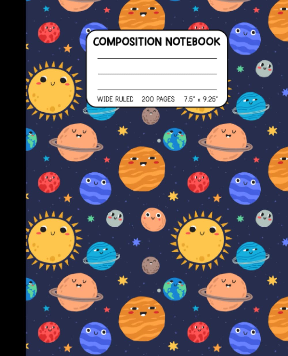Planets Composition Notebook, Wide Ruled, 200 Pages: Space Themed Journal, 7.5x9.25 Inches baixar o livro de graça