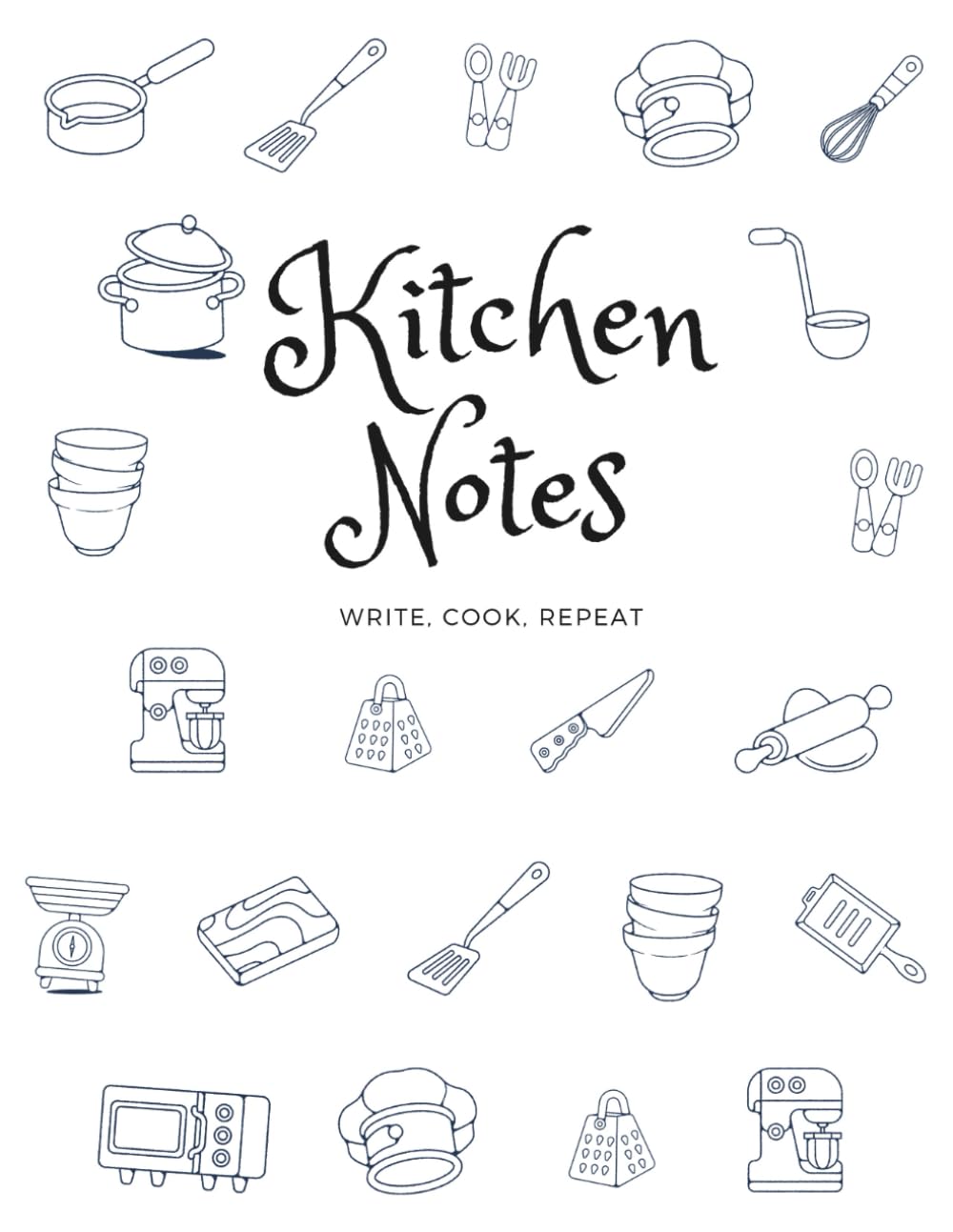 Kitchen Notes: Your Custom Cookbook for 100 Personal Recipes baixar livro de graça