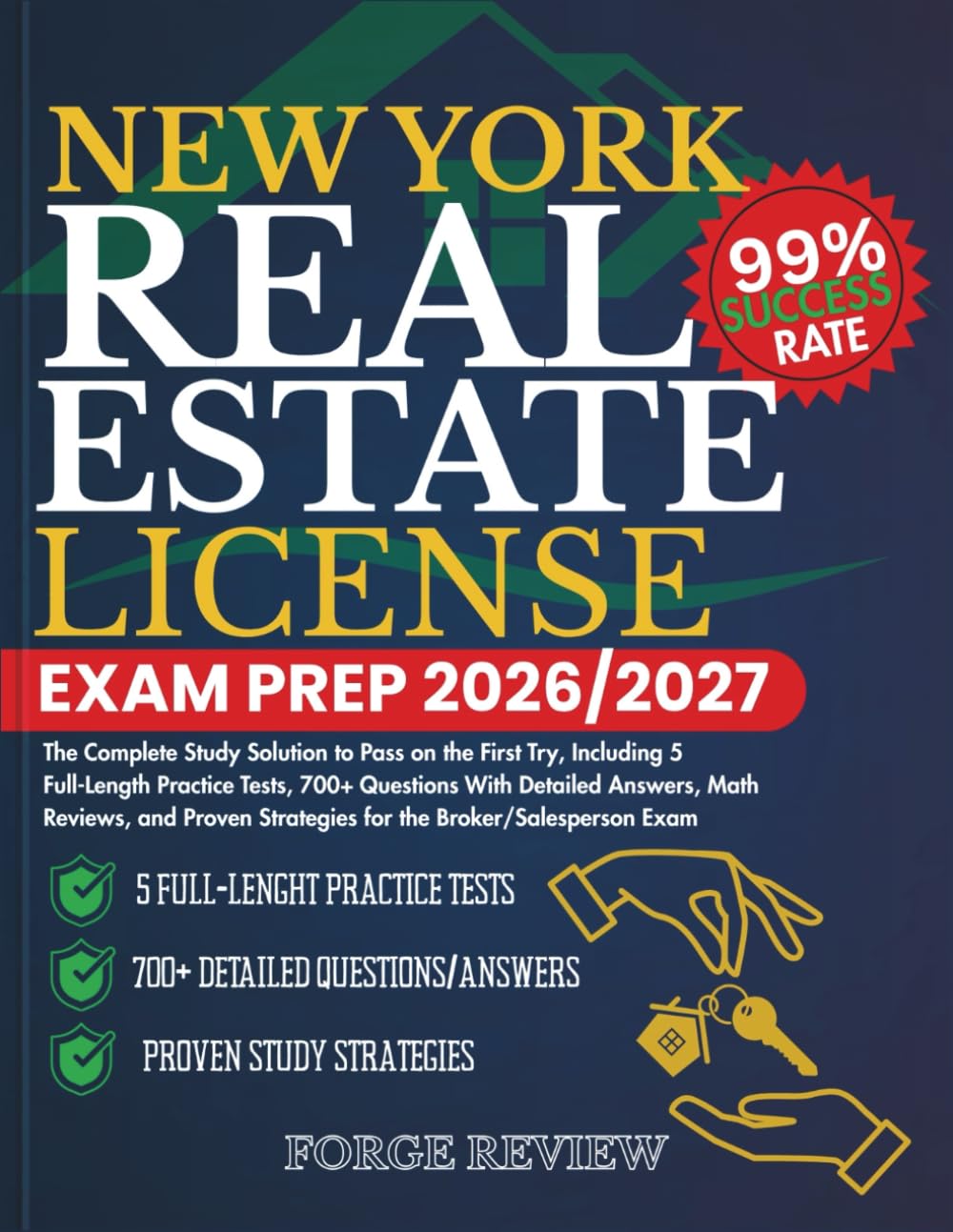 ler totalmente NEW YORK Real Estate License Exam Prep 2026/2027: The Complete Study Solution to Pass on the First Try, Including 5 Full-Length Practice Tests, 700+... Strategies for the Broker/Salesperson Exam