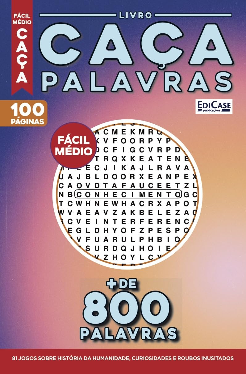 Livro Caça-Palavras 54: Nível Fácil/ Médio - História da Humanidade, Curiosidades e Roubos Inusitados baixar o livro de graça