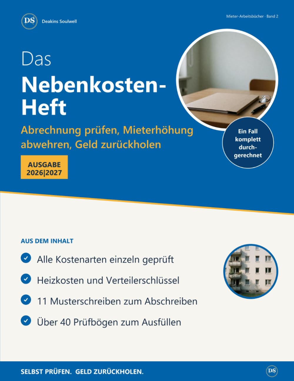 Das Nebenkosten-Heft: Abrechnung prüfen, Mieterhöhung abwehren, Geld zurückholen (German Edition) baixar livro de graça