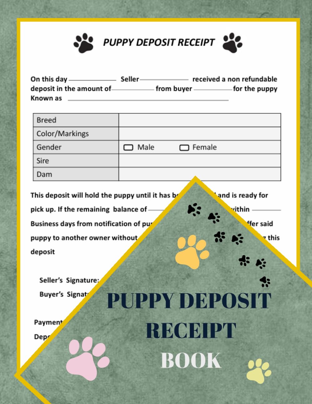 capítulo por capítulo baixar Puppy Deposit Receipt Book: Legal Agreement between Breeder and Buyer for Dog Purchase,Puppy Sale Deposit Form for Dog Breeders | 60 Receipts.