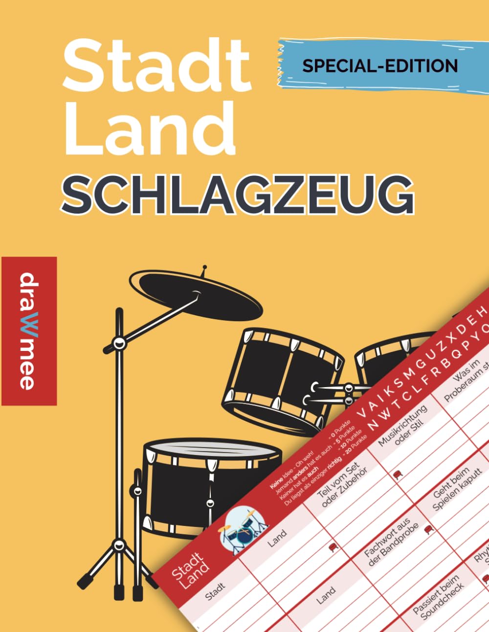 capítulo por capítulo baixar Stadt Land Schlagzeug: Quiz Geschenk für Proberaum und Band: Spielblock mit 35 Blatt Din-A4 (Seiten zum Ausschneiden) (German Edition)