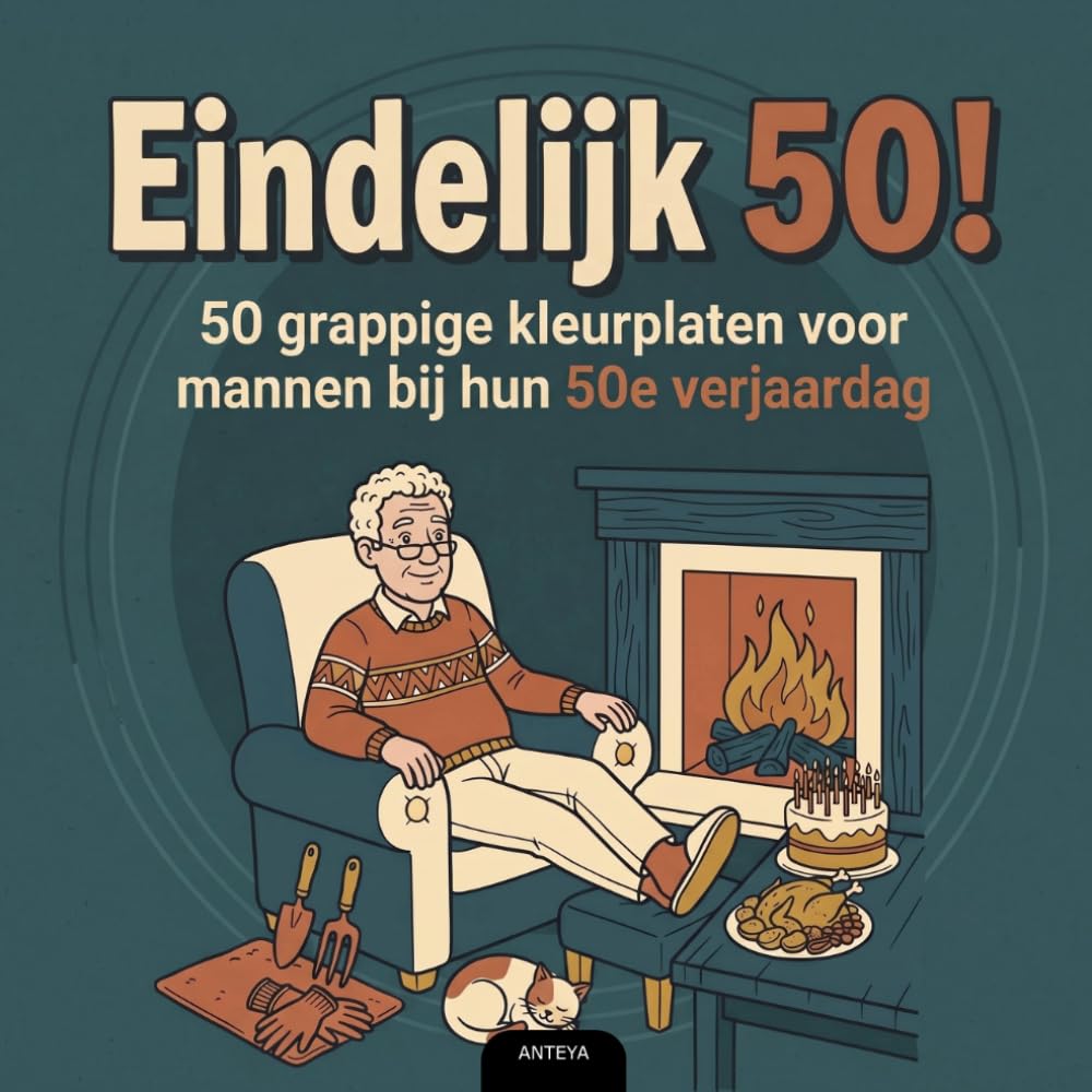 capítulo por capítulo baixar Eindelijk 50!: 50 grappige kleurplaten voor mannen bij hun 50e verjaardag (Dutch Edition)