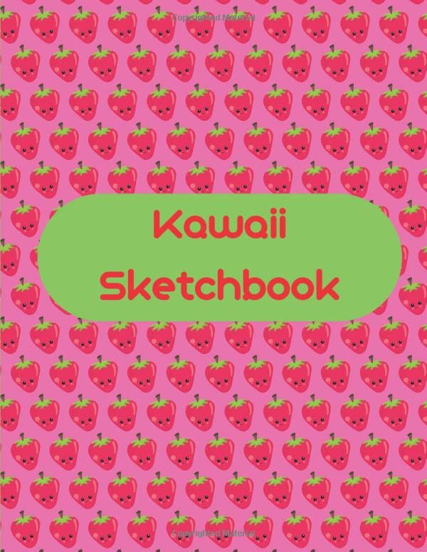 capítulo por capítulo baixar Kawaii Sketchbook: Kawaii Sketchbook Strawberries: 8.5 x 11 Sketchbook for children with 100 blank pages. Notebook for drawing and sketching (Kawaii Fruits)