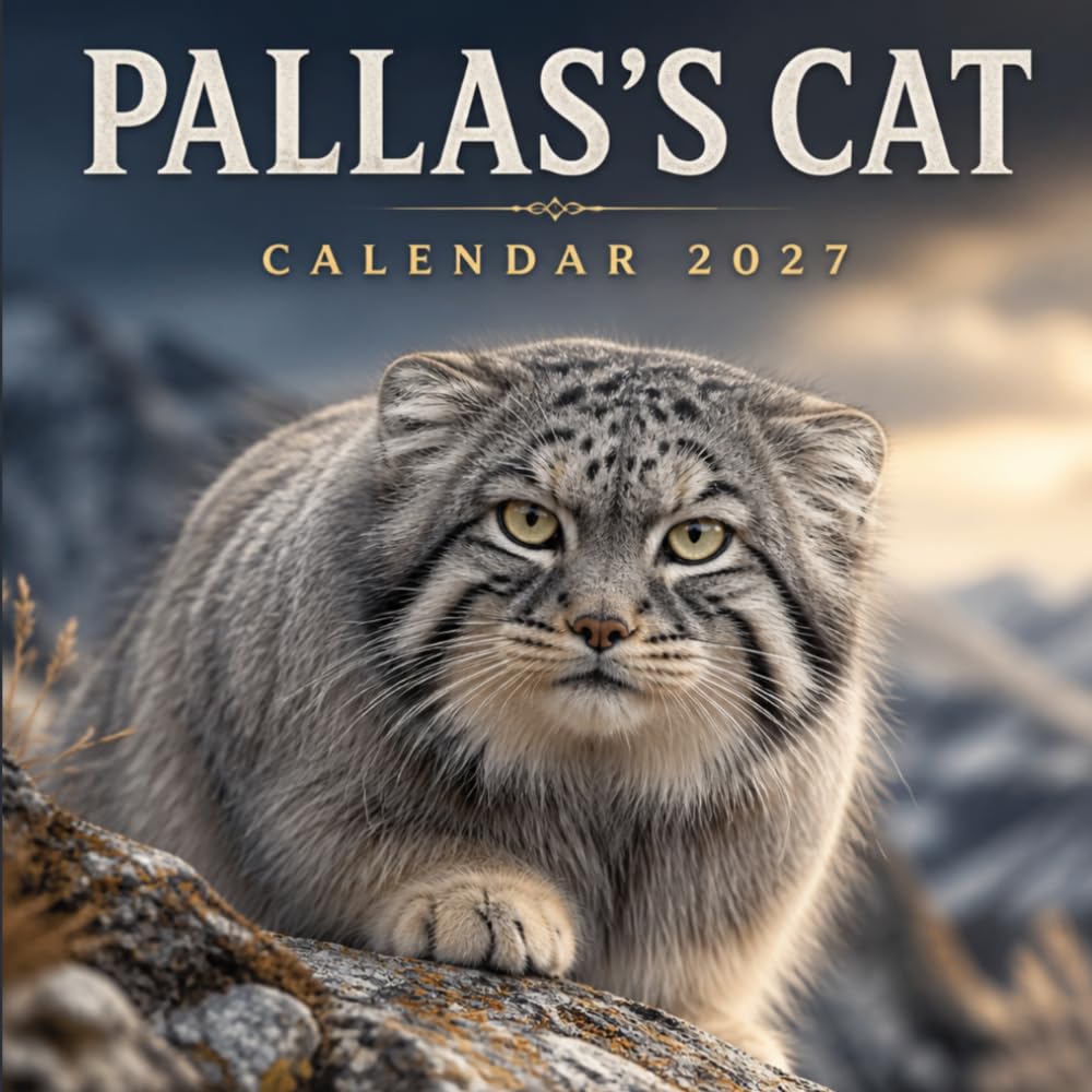 capítulo por capítulo baixar Pallas's Cats Calendar 2027: Fluffy Wild Felines and Mountain Wildlife