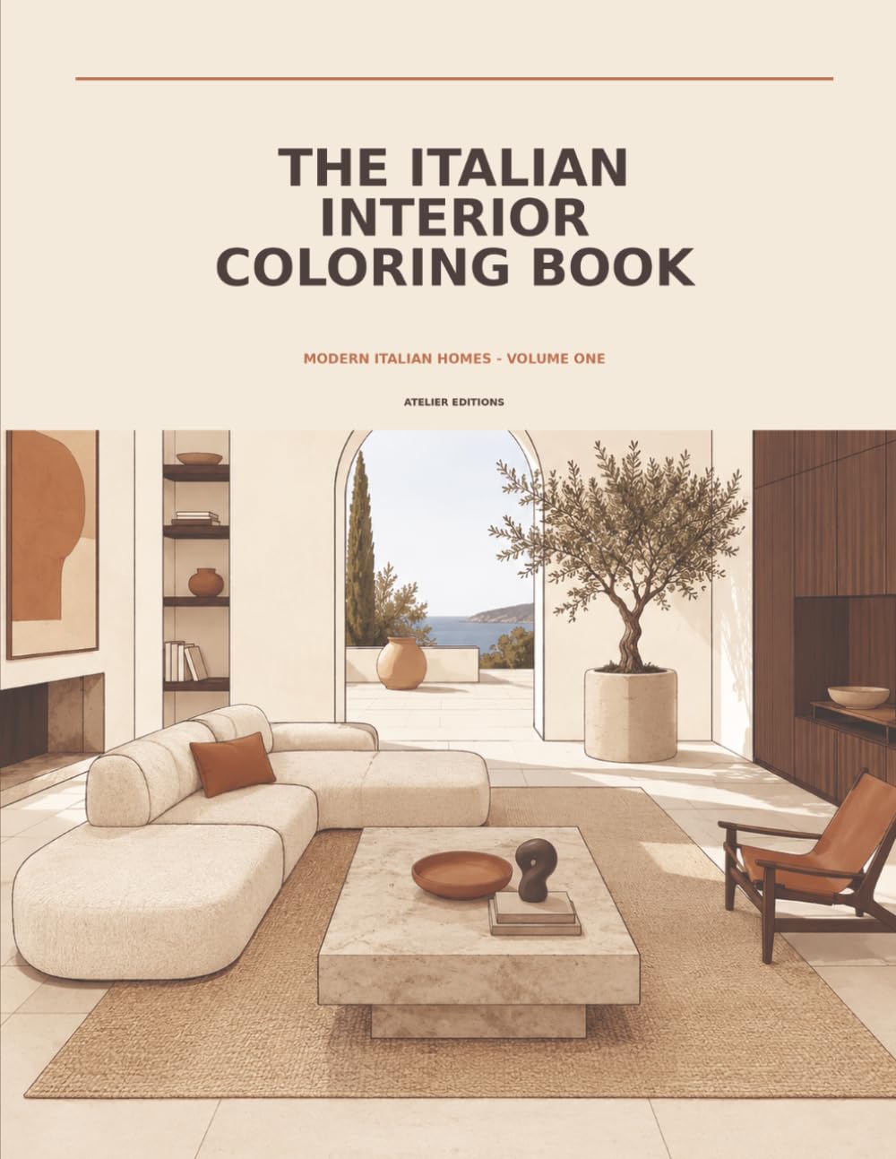 ler totalmente The Italian Interior Coloring Book: Modern Italian Homes - Volume One