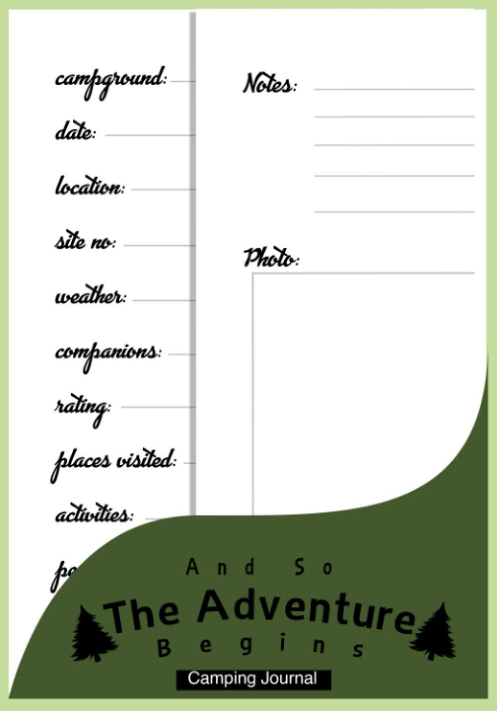ler totalmente And So The Adventure Begins: Camping Journal & RV Logbook, camping logbook, Campground Trip Log Book, Retirement Travel Gifts