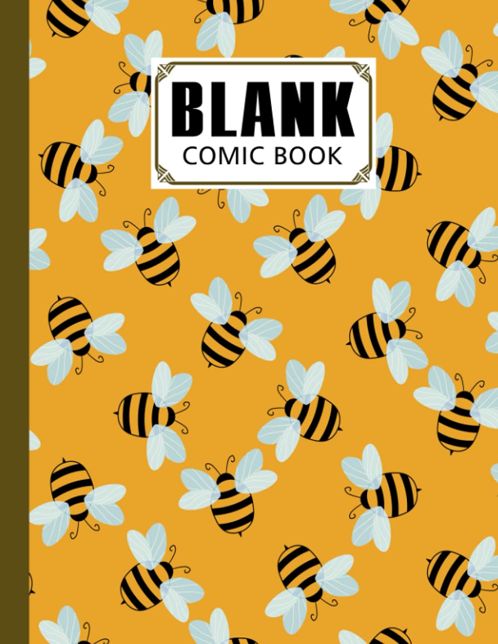 Blank Comic Book: Premium Bee Cover Blank Comic Book, Create Your Own Story, Journal, Notebook, Sketchbook for Kids and Adults, 120 Pages - Size 8.5" x 11" Notebook by Wanda Schilling baixar livro de graça