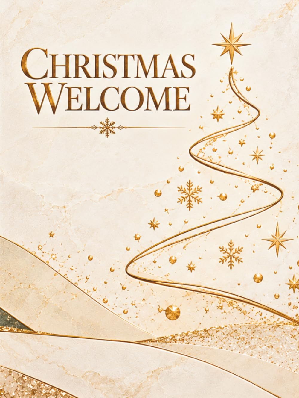 CHRISTMAS WELCOME: A Decorative Hardcover Journal with 400 Numbered Lined Pages for Coffee Tables and Shelves, Designed to Add Holiday Warmth and Make a Thoughtful Christmas Gift baixar o livro de graça