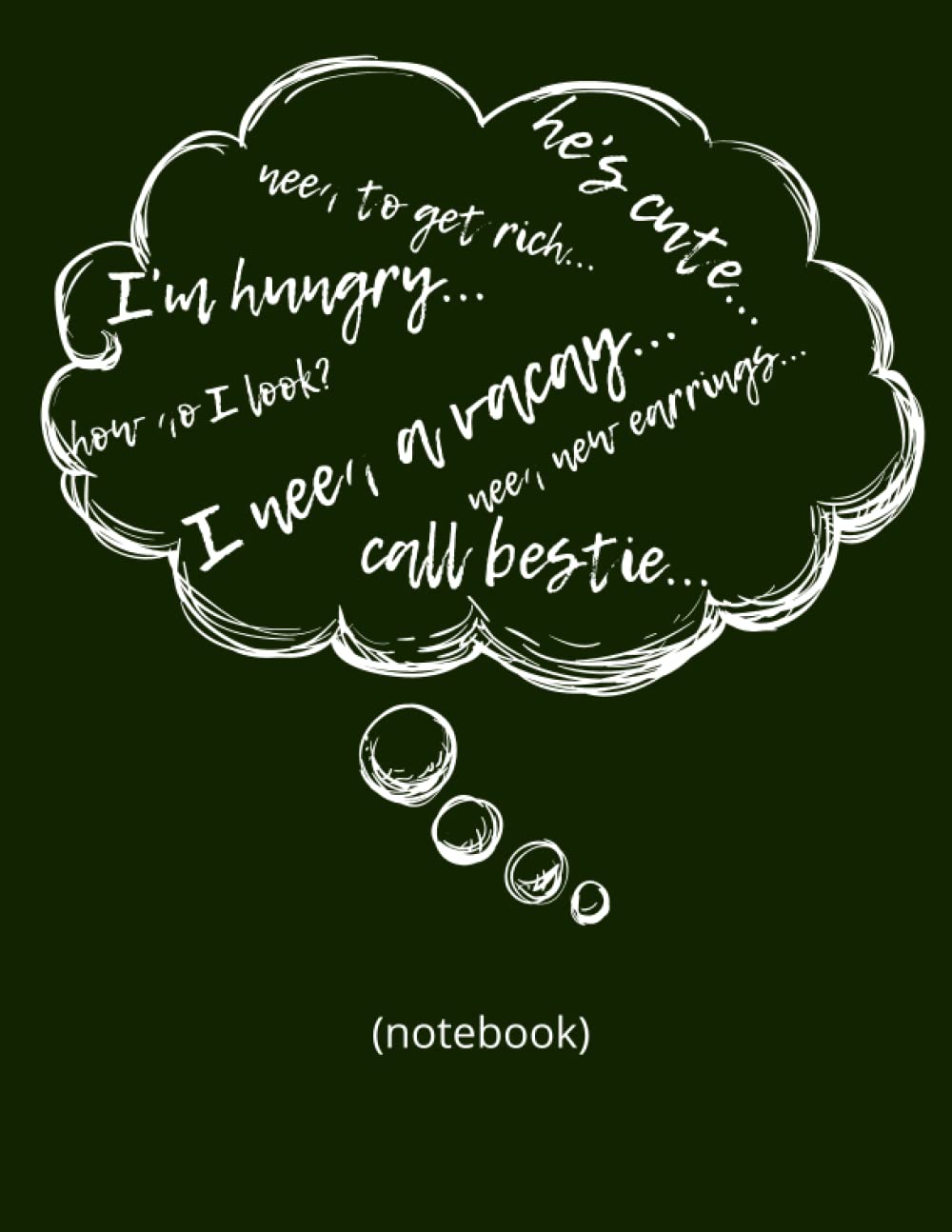 capítulo por capítulo baixar Notebook: Cool Thoughts bubble themed journal- 200 pages, college ruled- ideal for mom, wife, sister, girlfriend, grandma, friend