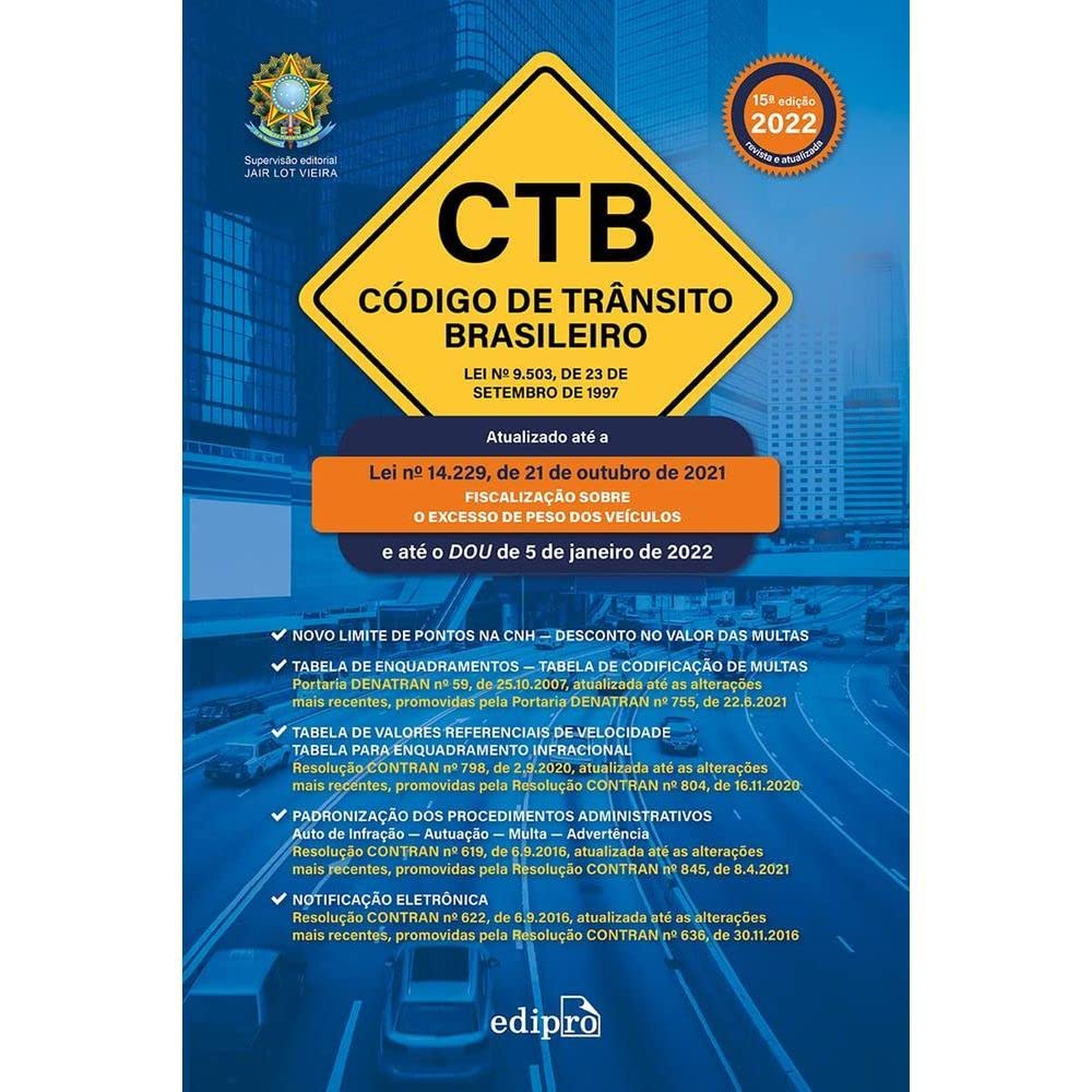 ler totalmente Código de Trânsito Brasileiro 2022: Super Atualizado