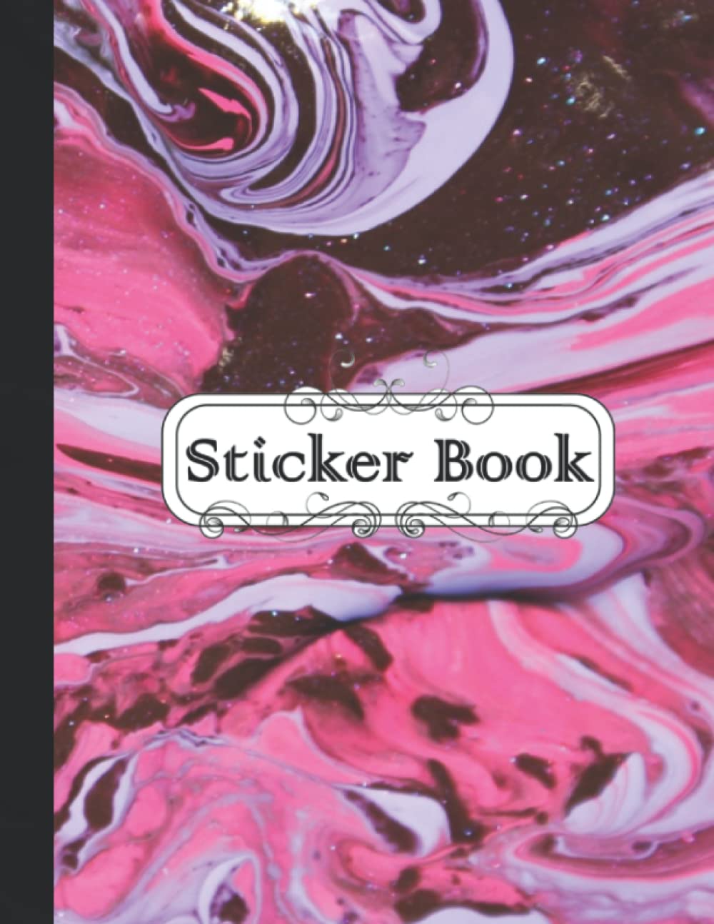 Sticker Book: Red Marble Theme Softcover Blank Sticker Album, Sticker Album For Collecting Stickers For Adults, Blank Sticker. baixar o livro de graça