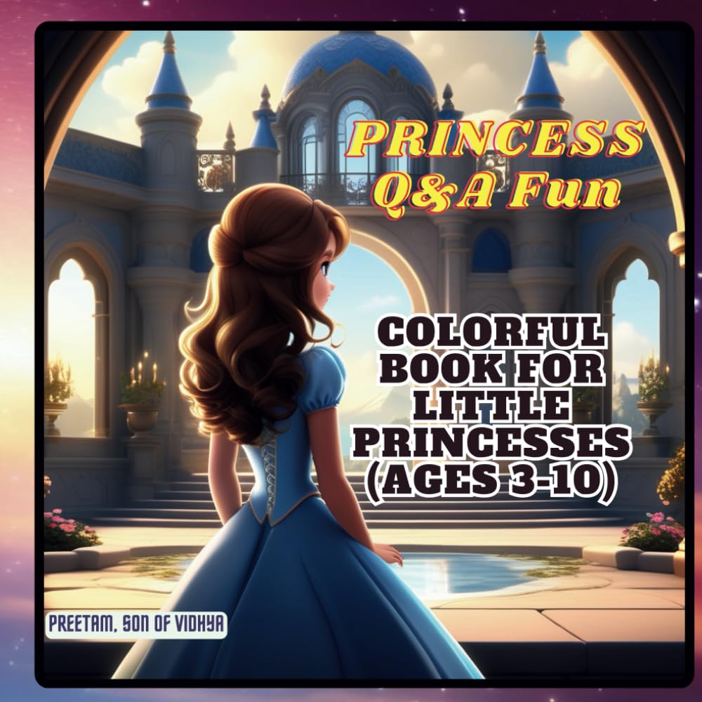 Princess Q&A Fun: Colorful Book for Little Princesses (Ages 3-10) baixar o livro de graça