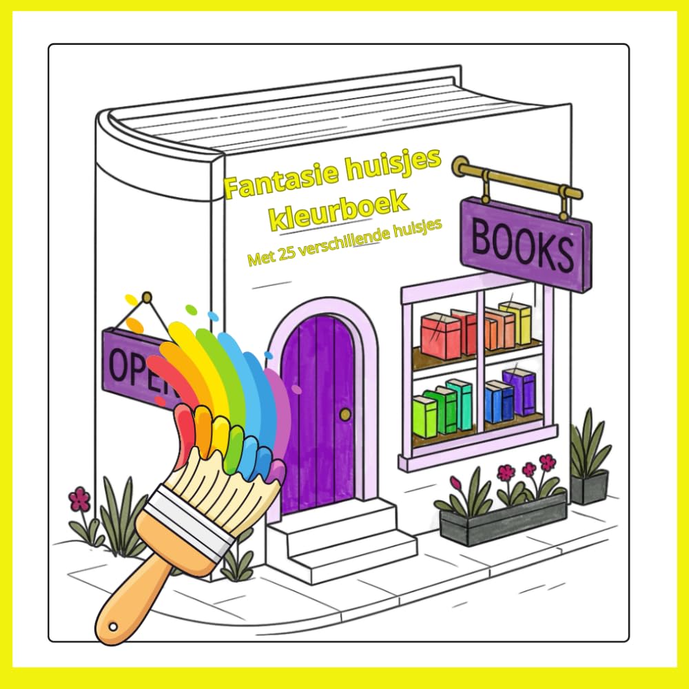 Kleurboek fantasiehuisjes: 25 verschillende huisjes voor volwassenen en tieners (Dutch Edition) baixar livro de graça