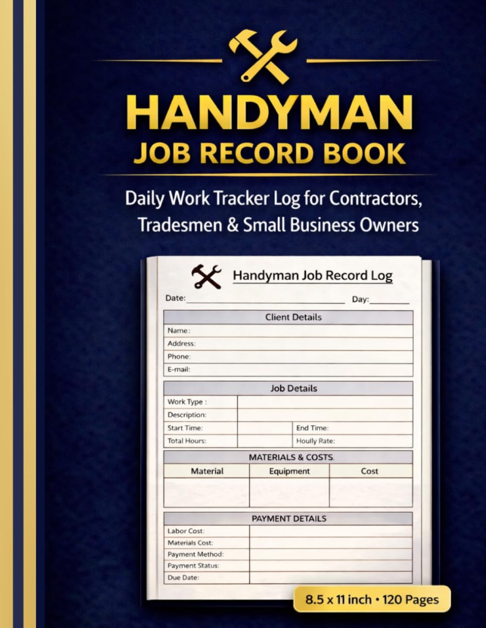 capítulo por capítulo baixar Handyman Job Record Book: Daily Work Tracker Log for Contractors, Tradesman and Small Business Owners