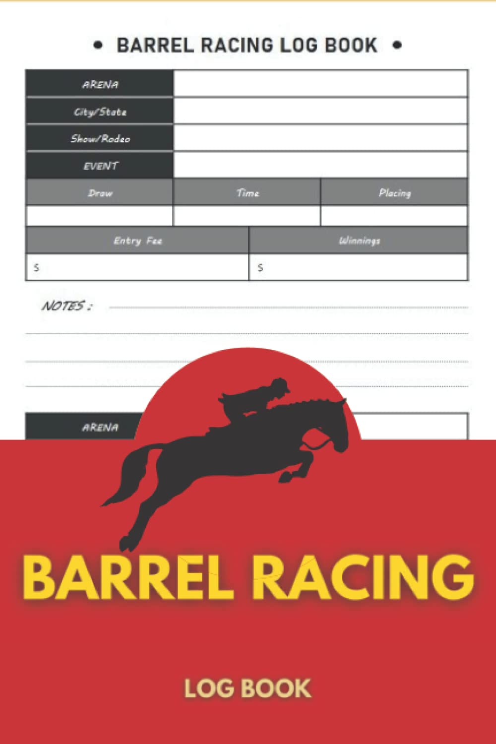 Barrel Racing Log Book: Barrel Racer Tracker, Barrel Horse Racing Log For Horse Lovers, Barrel Racing Record Book, 6 x 9 inches baixar o livro de graça