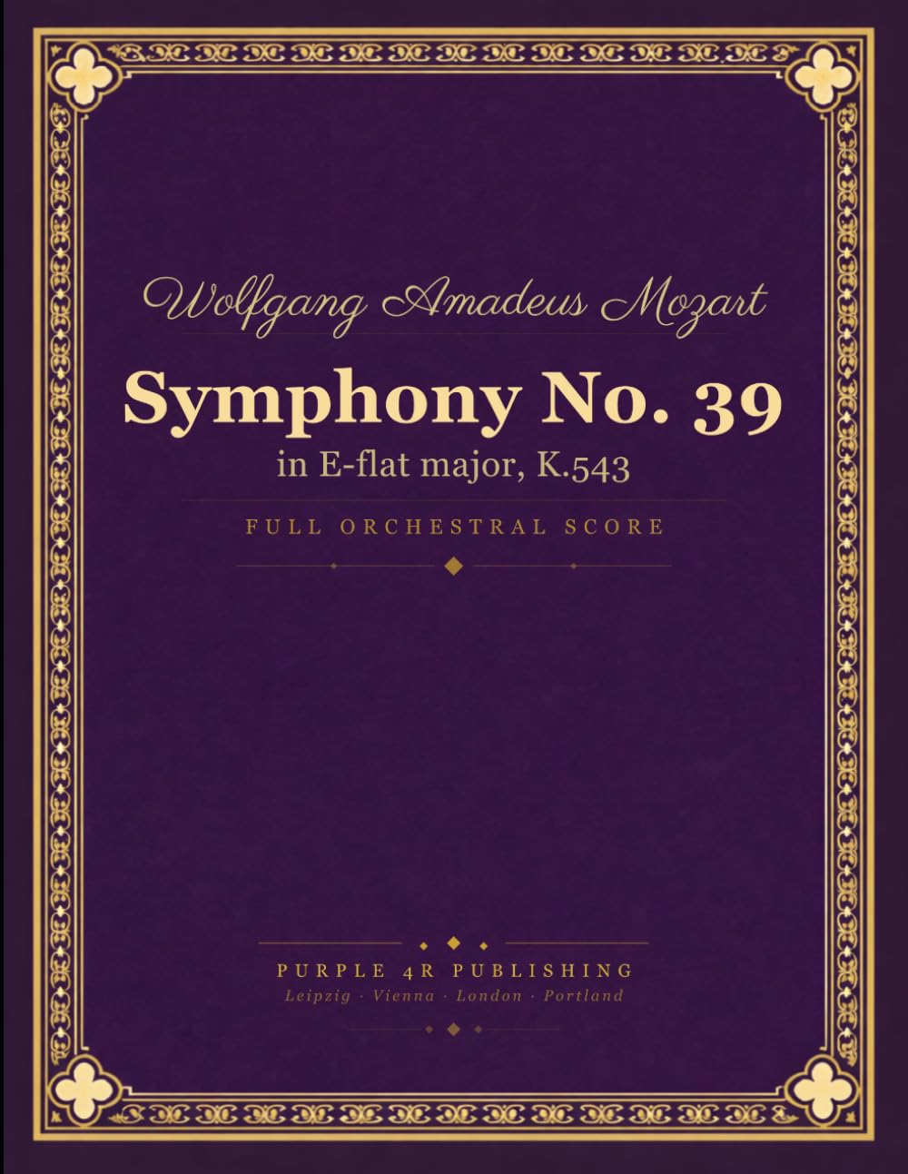 Mozart: Symphony No. 39 in E-flat major, K. 543 - Full Orchestral Score baixar o livro de graça