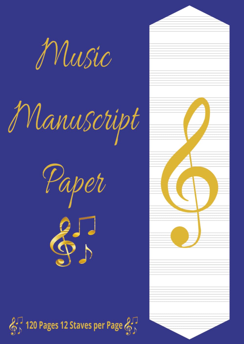 Manuscript Music Paper: A4 | 12 Staves Per Page Music Notation Guide for Composers Students and Musicians | 120 Pages baixar o livro de graça
