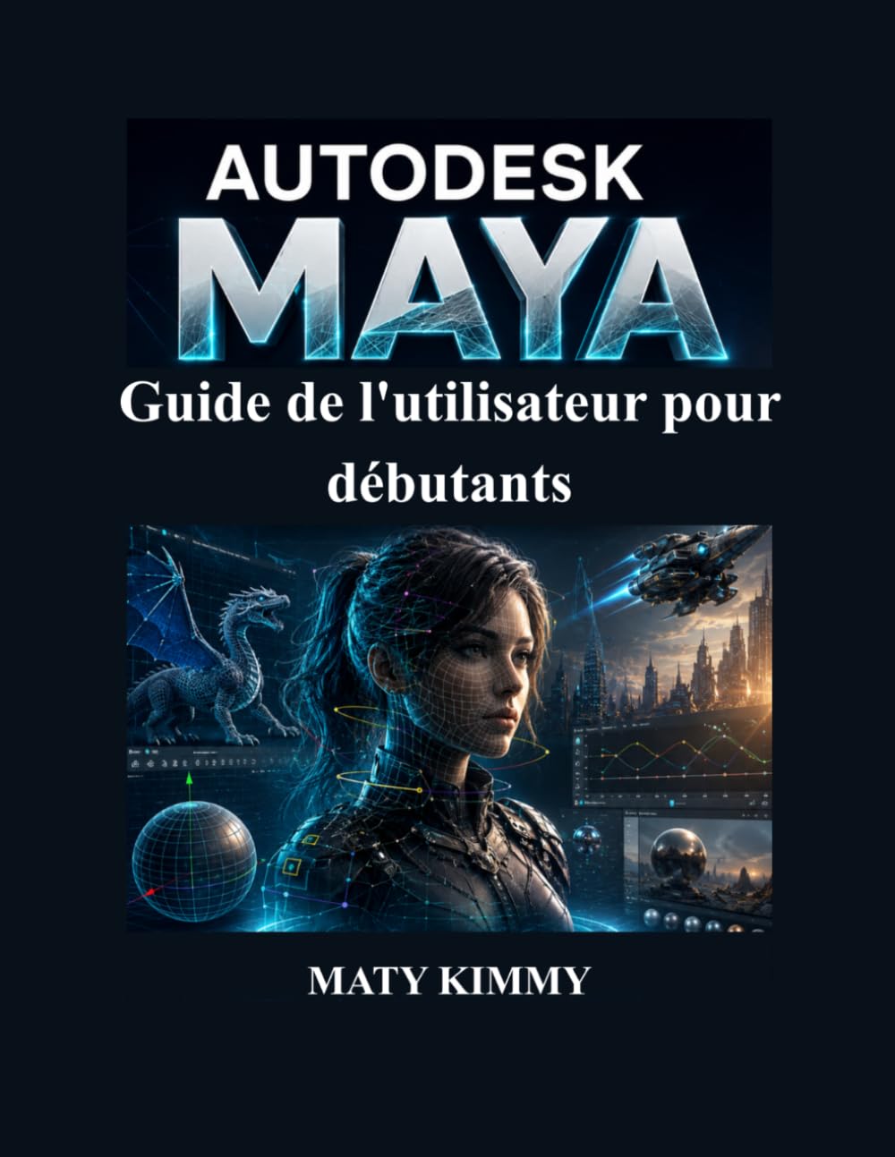 Autodesk Maya Guide de l'utilisateur pour débutants: Manuel pratique étape par étape pour la modélisation 3D, l'animation, le rigging, le rendu et les effets visuels