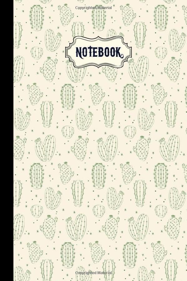hand drawn cactus, Cati Lover Notebook: Cute Cactus Pattern Composition Journal with Lines... Boys Teens Kids Men Women (120 Pages 6 x 9) baixar o livro de graça