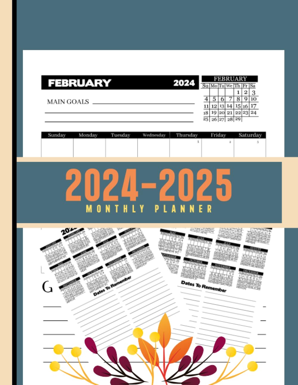 capítulo por capítulo baixar 2024-2025 Monthly Planner: 2-Year Calendar, January 2024 - December 2025 Featuring National Holidays, To-Do Lists, Contacts, Birthdays, and Secure Password Log With Personal Time Management Sheet.