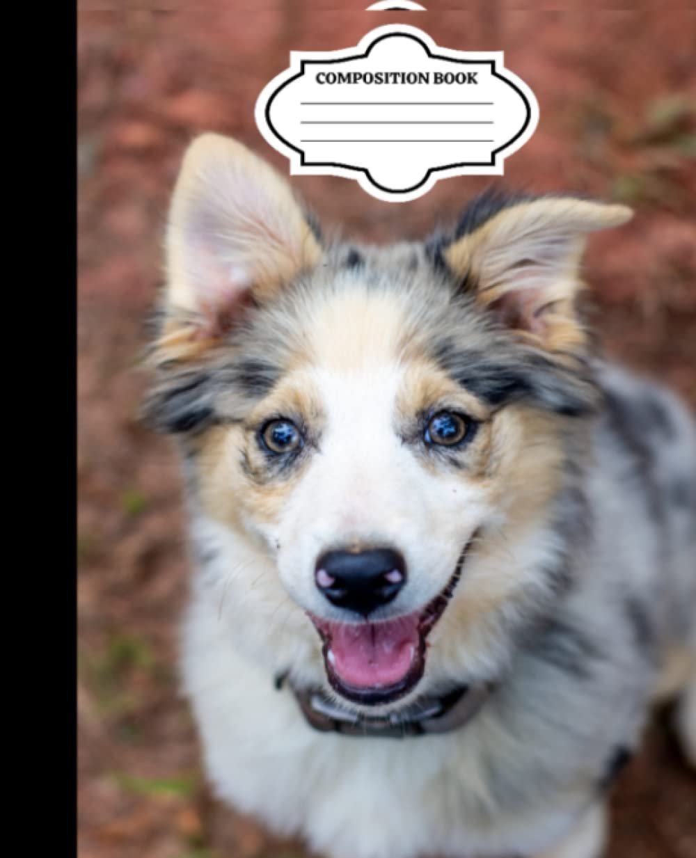 Australian Shepherd Journal and Sketchbook: Journal and Notebook for Dog Lovers - Composition Size (7.5"x9.75") With College Ruled Lined Pages, Australian Shepherd Puppy Blue Merle Notebook baixar livro de graça