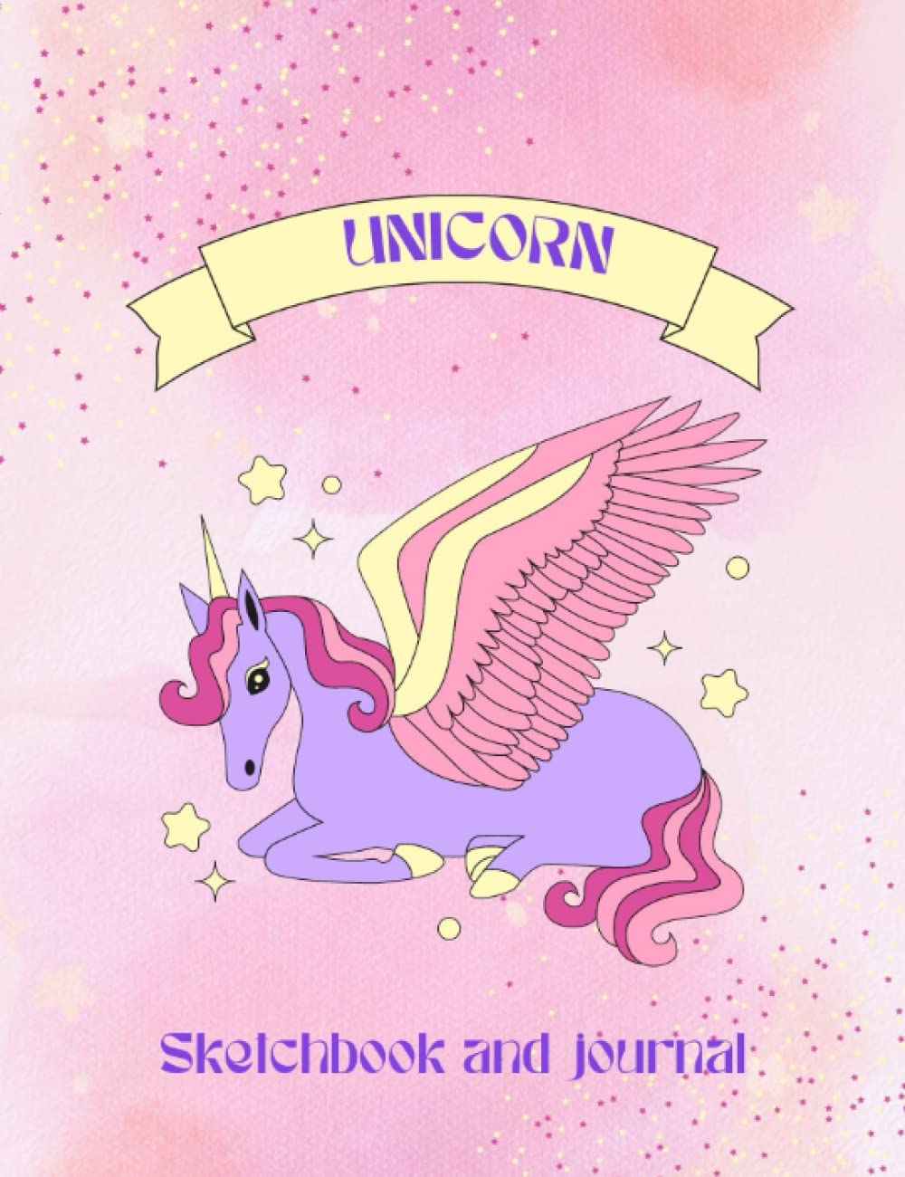 ler totalmente Unicorn sketchbook and journal: Composition notebook and journal for girls with blank and lined pages, best for sketching, journals, notes for kids 4-8 (100 page, 7.5 x 9.75)