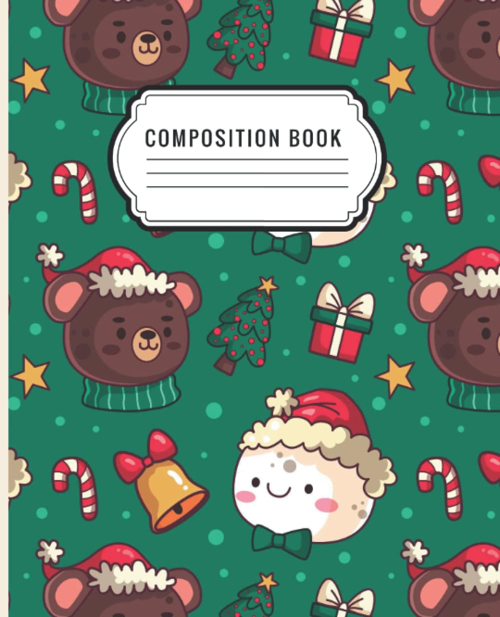 Composition Notebook: Christmas Composition Notebook 7.5x9.25 inch, 100 page, Christmas Composition Notebook for Women or Christmas Composition Notebook For Men baixar o livro de graça