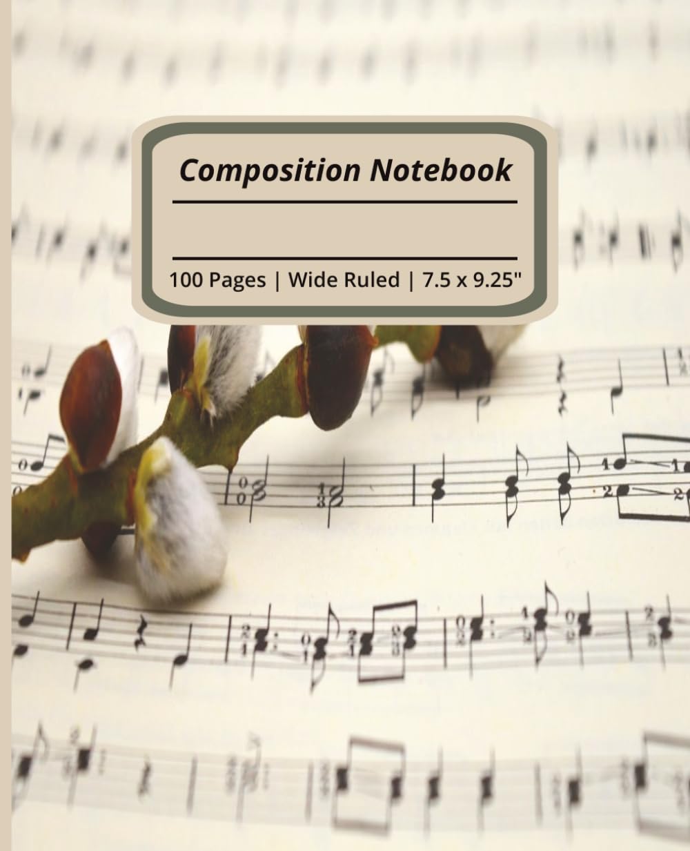 capítulo por capítulo baixar Musical Note Themed Composition Notebook: 7.5 x 9.25" Wide Ruled 100 Page Notebook