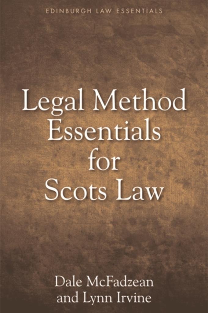 ler totalmente Legal Method Essentials for Scots Law (Edinburgh Law Essentials) (English Edition)