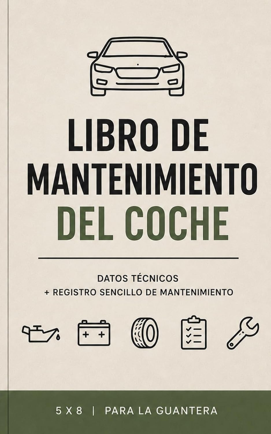 Libro de mantenimiento del coche: Registro sencillo de revisiones, reparaciones, kilometraje y gastos (Spanish Edition) baixar o livro de graça