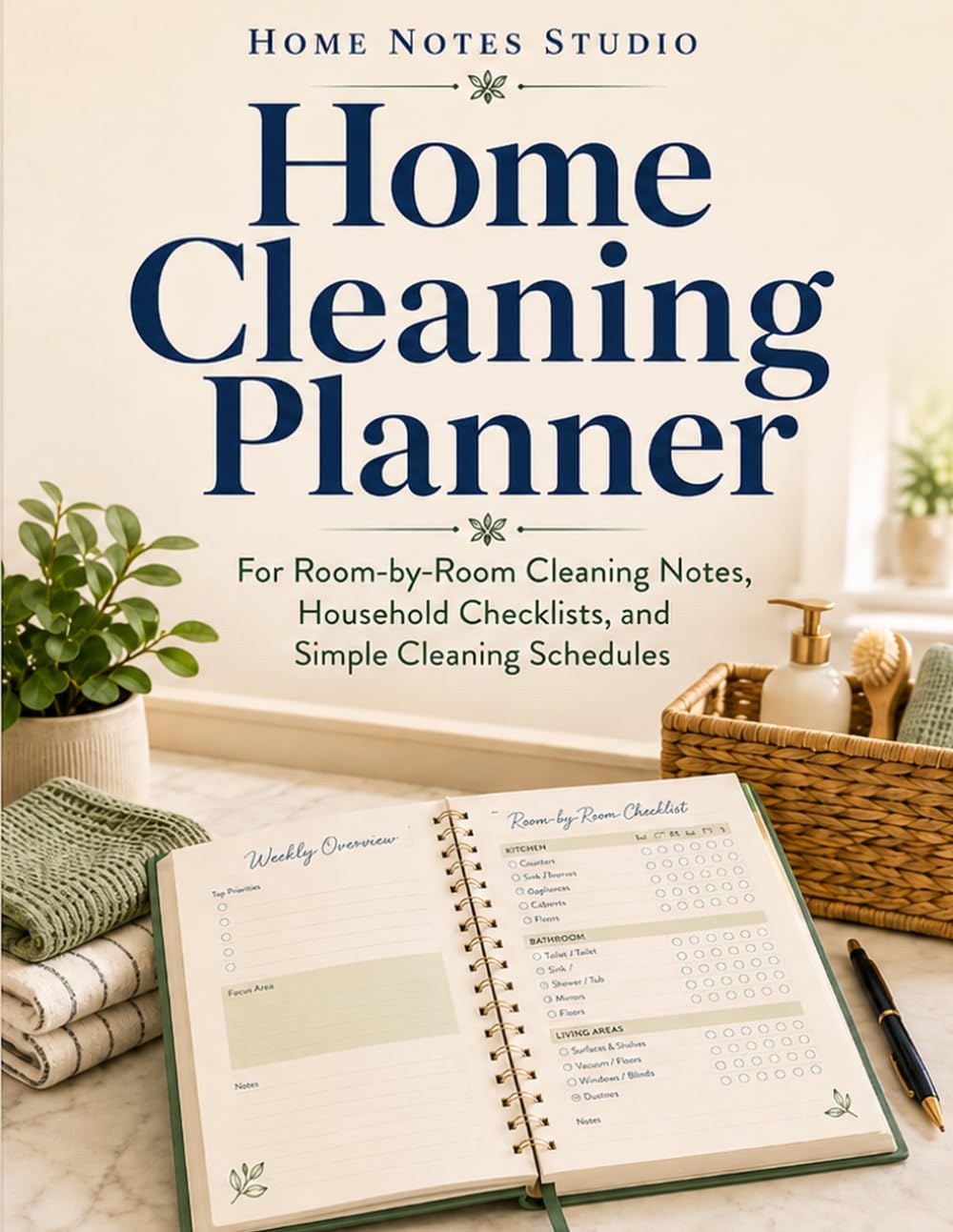 Home Cleaning Planner: For Room-by-Room Cleaning Notes, Household Checklists, and Simple Cleaning Schedules baixar o livro de graça