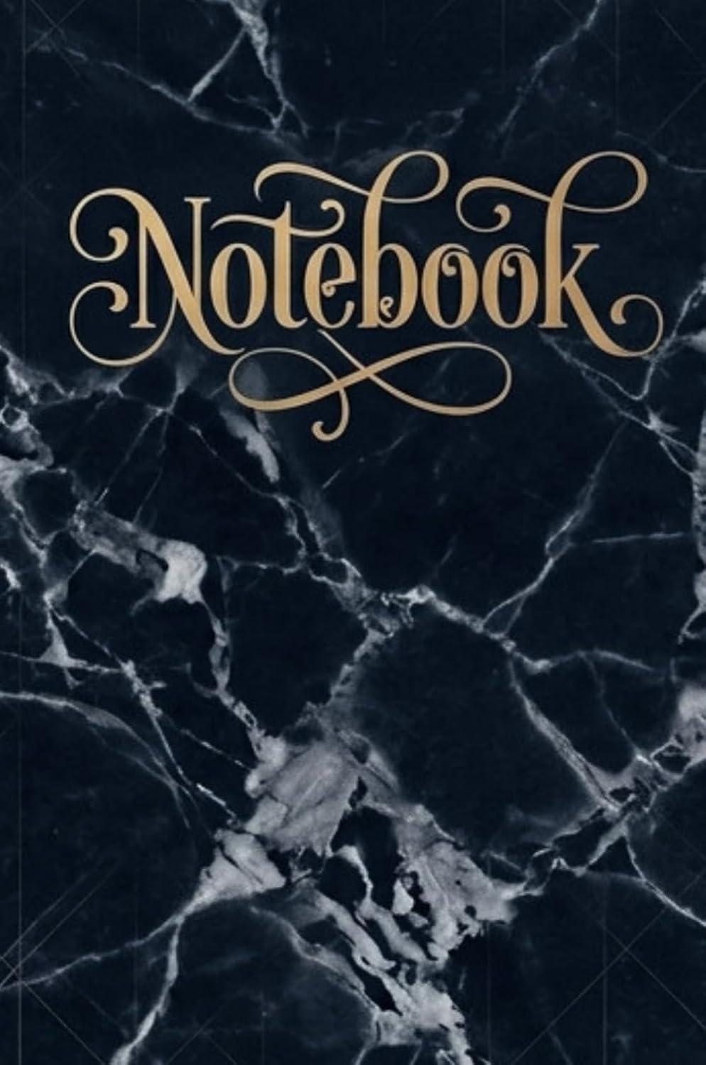 Classic Navy Blue Marble Notebook: 120 Pages Wide Ruled Journal for Writing and Note Taking - 6x9 Inches Luxury Gold Geometric Design for Students and Professionals baixar o livro de graça