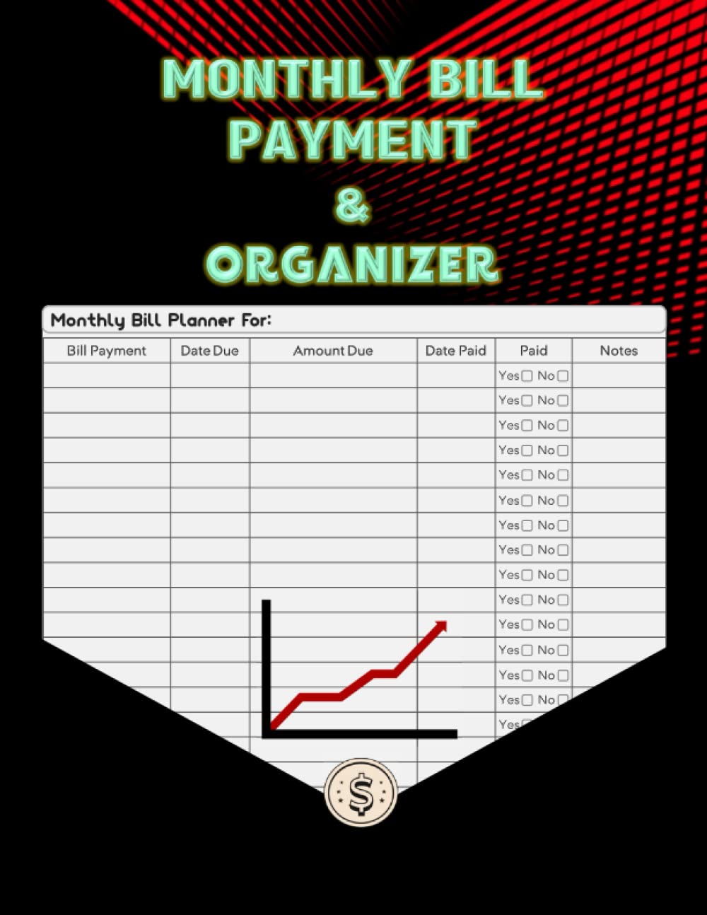 Monthly Bill Payment & Organizer: Money Debt Tracker, Simple Home Budget Spreadsheet, Budget Monthly Planner, Planning Budgeting Record, Expense Finance baixar o livro de graça