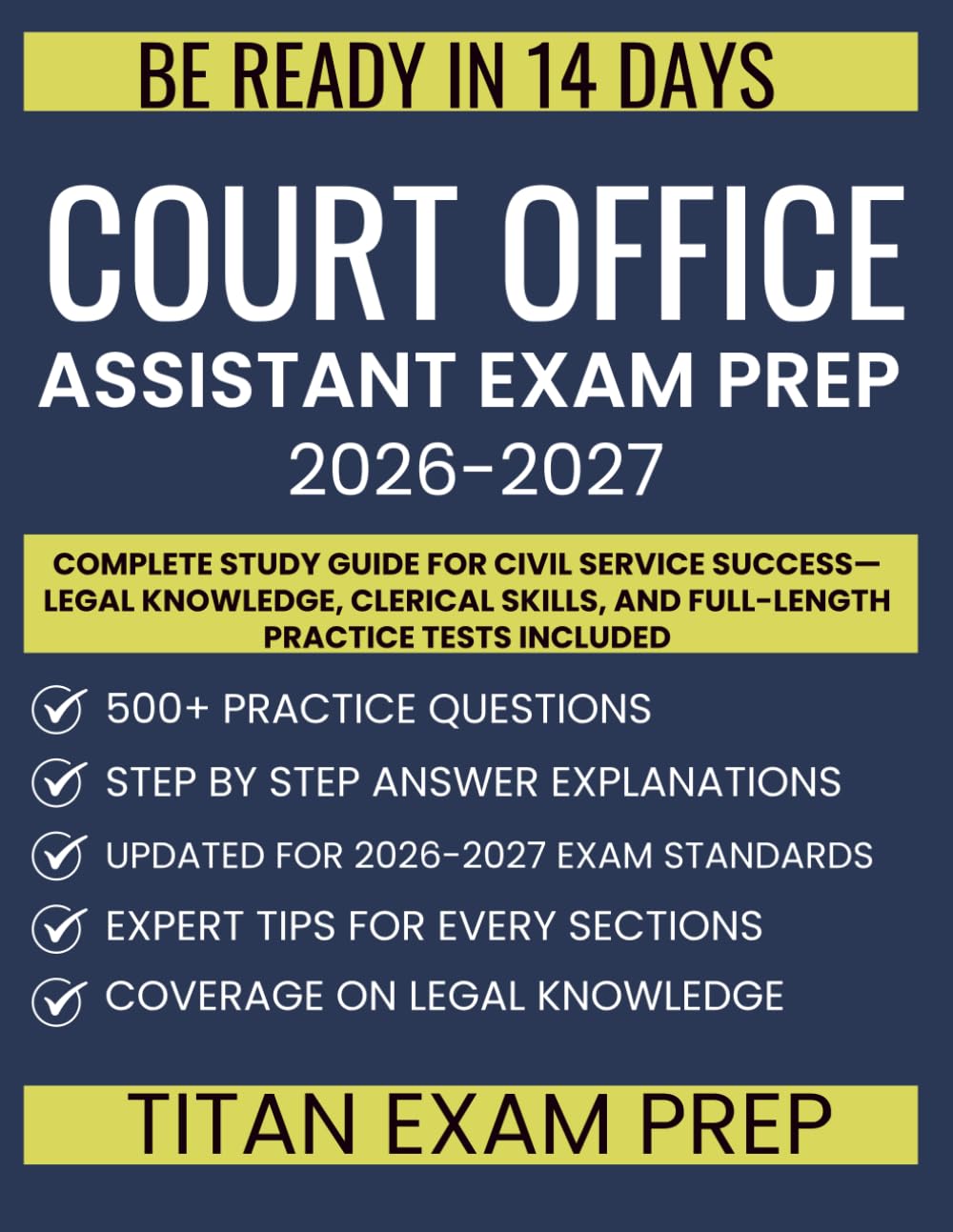 ler totalmente Court Office Assistant Exam Prep 2026-2027: Complete Study Guide for Civil Service Success—Legal Knowledge, Clerical Skills, and Full-Length Practice Tests Included