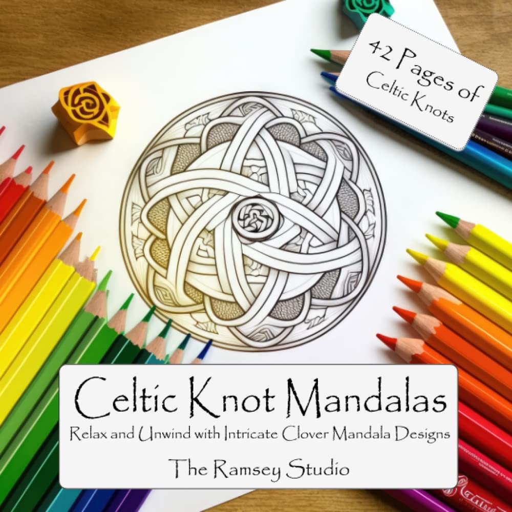 Celtic Knot Mandalas: An Adult Coloring Book: Intricate Designs for Relaxation and Creativity (Celtic Knots and Beyond: A Creative Coloring Book Series) baixar livro de graça