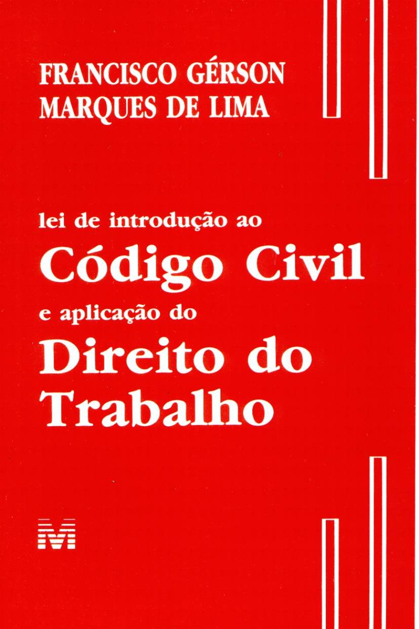 Lei de Introdução ao Código Civil e Aplicação do Direito do Trabalho baixar livro de graça