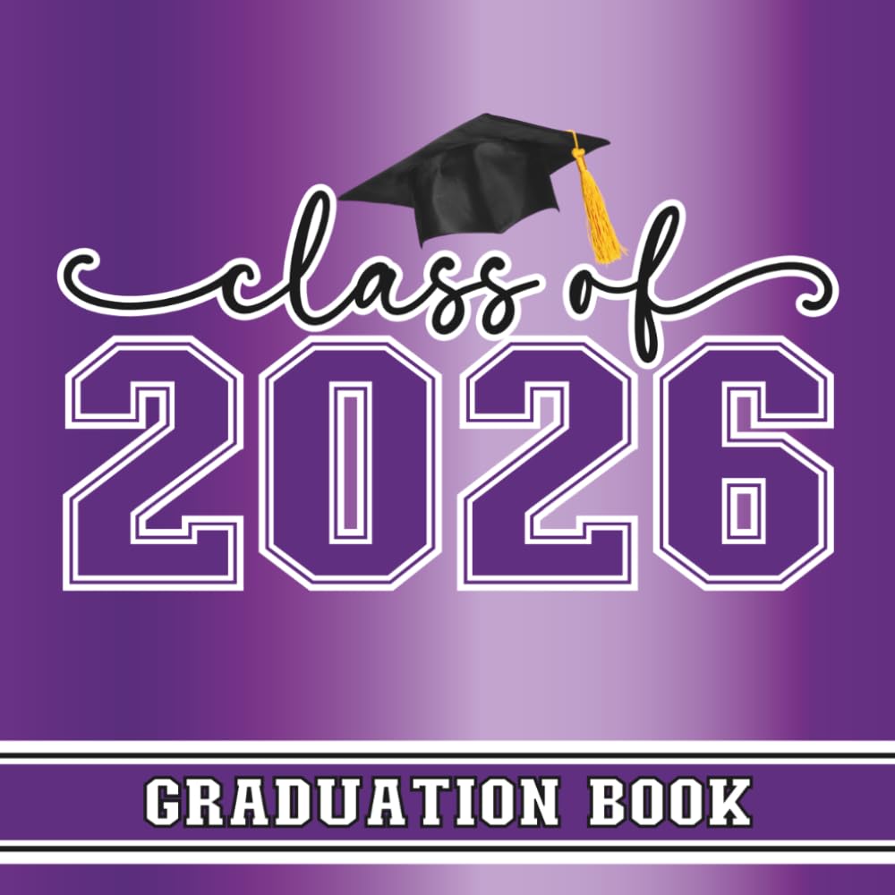 Class Of 2026 Graduation Book: Signing In Keepsake For Messages, Signatures Well Wishes & Photos For Senior Graduate Students, Purple baixar o livro de graça