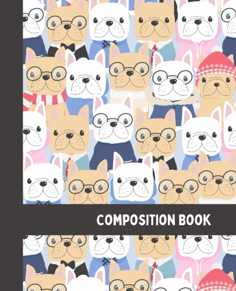 ler totalmente Cute French Bulldogs Composition Notebook: Dogs Pattern College Ruled Notebook (7.5 x 9.25)