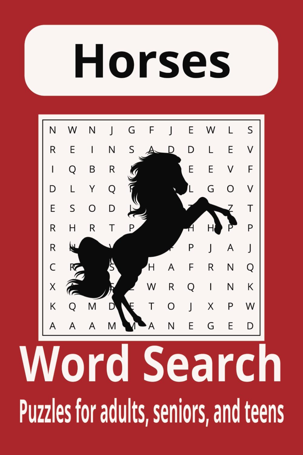 Horse Word Search Puzzle Book: Word searches with easy to read print about Horses, Horseback Riding, Horse Racing and more [6x9 inches, 110 pages] 50+... for vacations, holidays, and free times baixar livro de graça