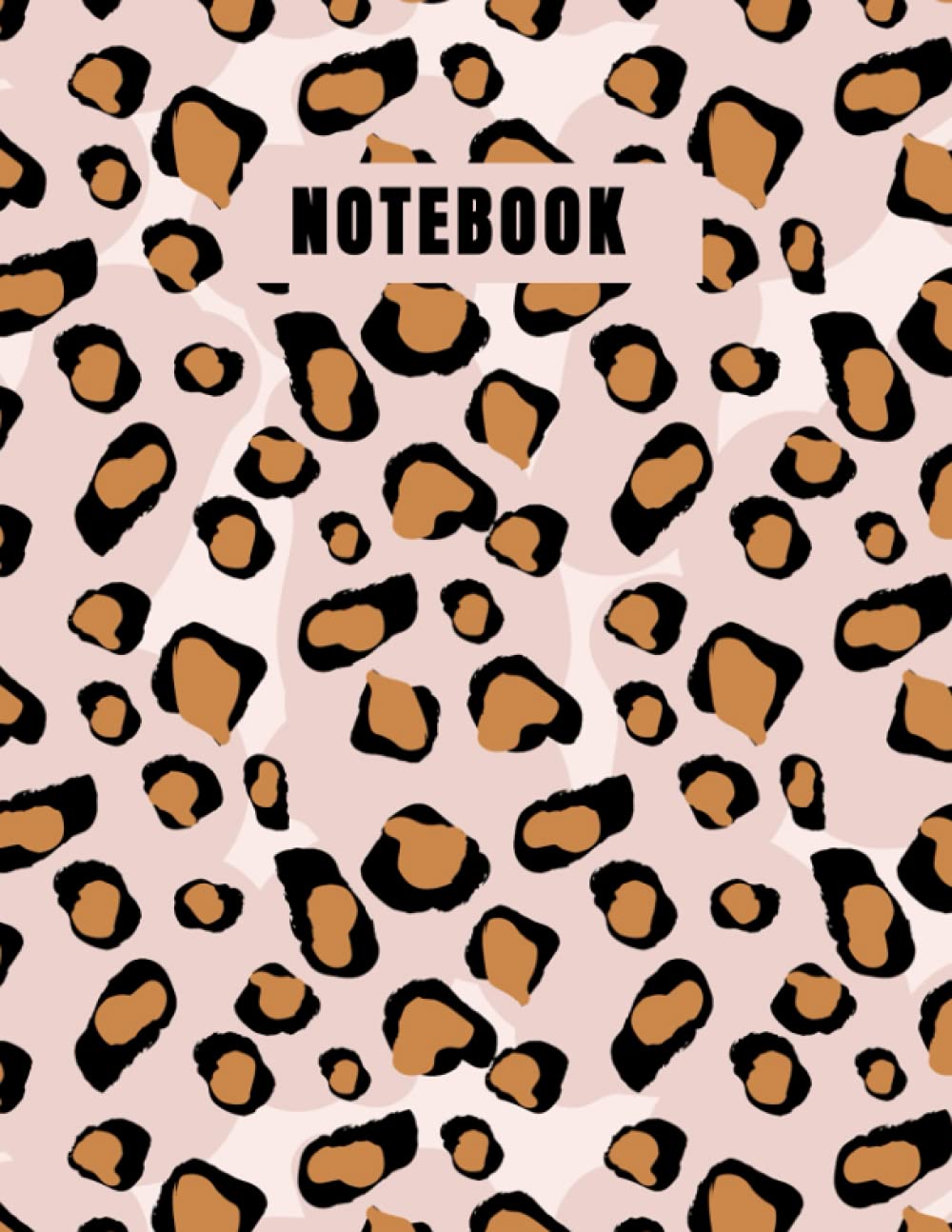 ler totalmente Notebook Leopard Print Composition: Leopard Notebook College Ruled 120 Pages - Large 8.5" x 11"