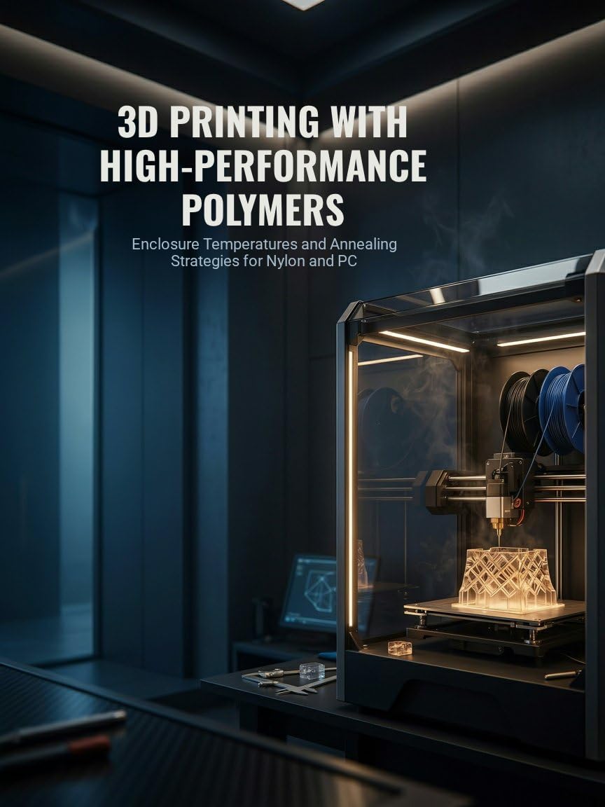 capítulo por capítulo baixar 3D Printing with High-Performance Polymers: Enclosure Temperatures and Annealing Strategies for Nylon and PC (English Edition)