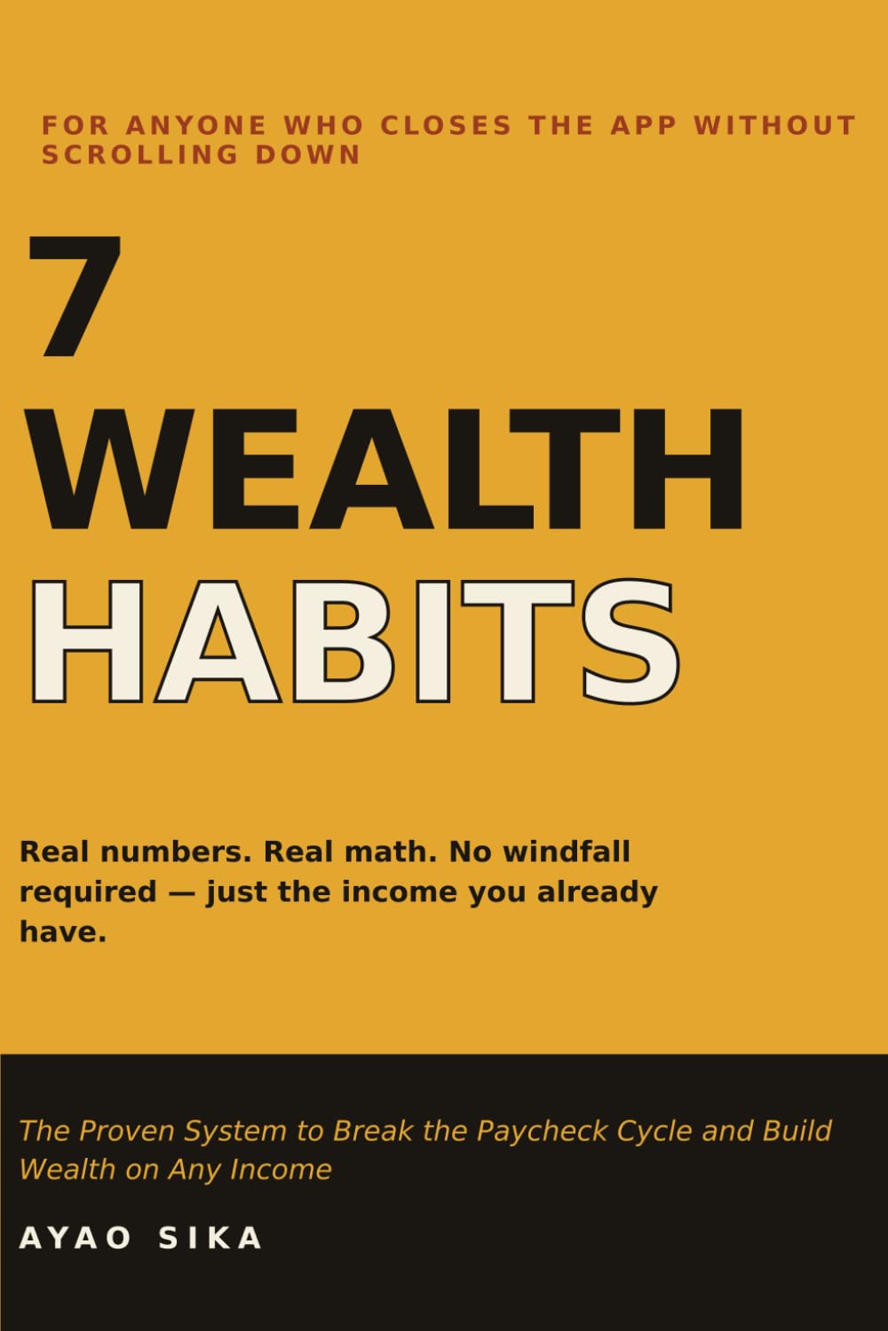 capítulo por capítulo baixar 7 WEALTH HABITS: THE PROVEN SYSTEM TO BREAK THE PAYCHECK CYCLE AND BUILD WEALTH ON ANY INCOME