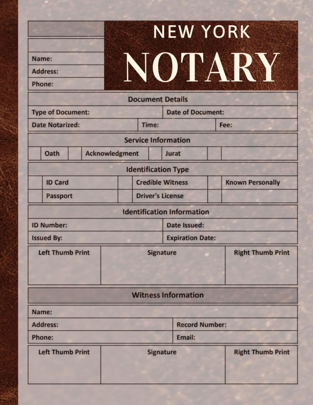 New York Notary Log Book: Notary public professionals rely on notary supplies and notarization tools to ensure the accurate documentation of notarial... precise records of all document recordings. baixar livro de graça