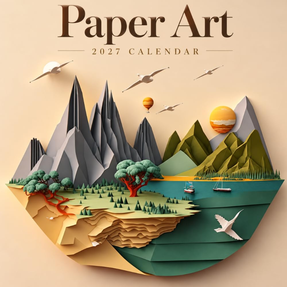 Paper Art Calendar 2027: Creative Papercraft Photography baixar livro de graça