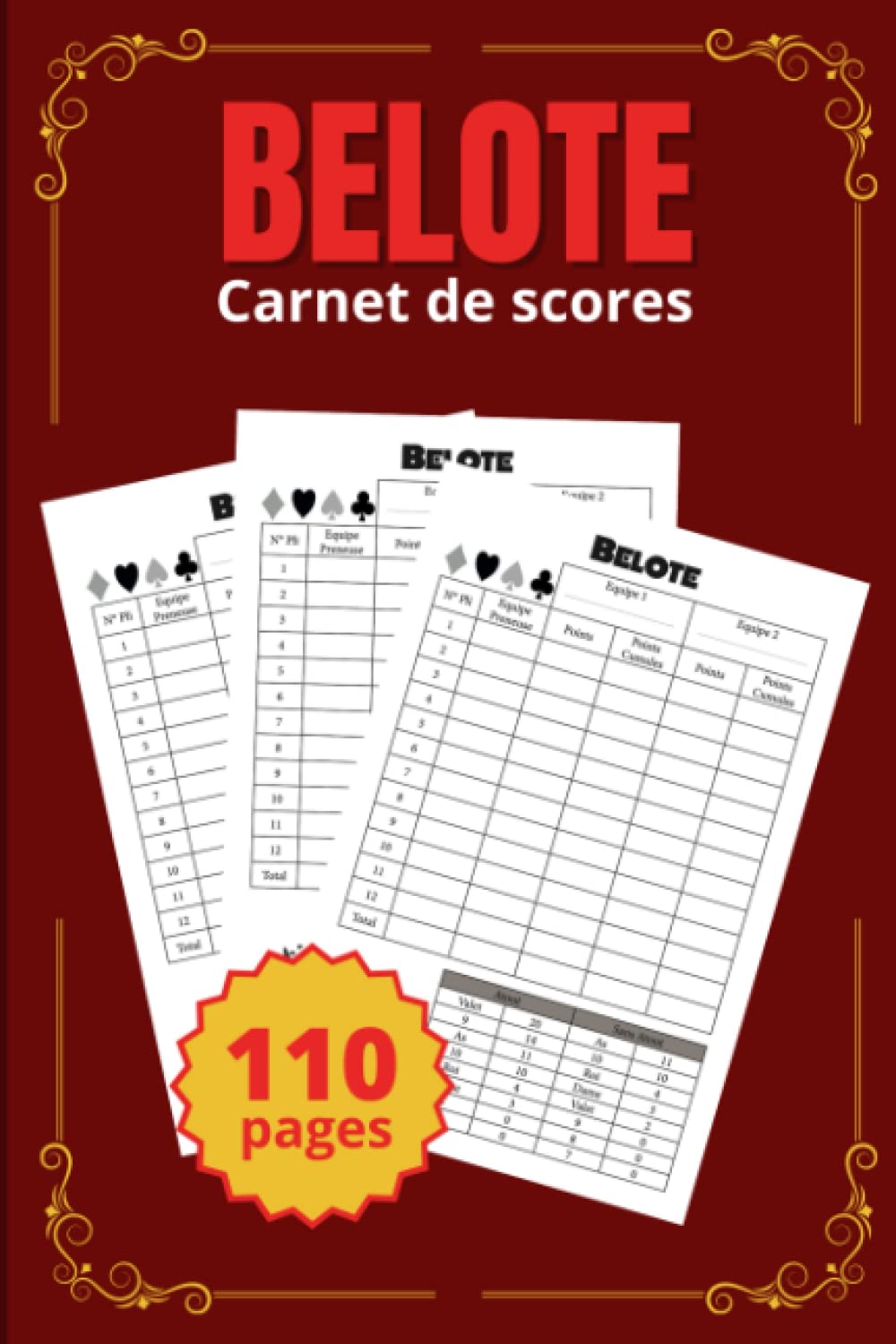 Carnet de scores Belote (French Edition) baixar o livro de graça
